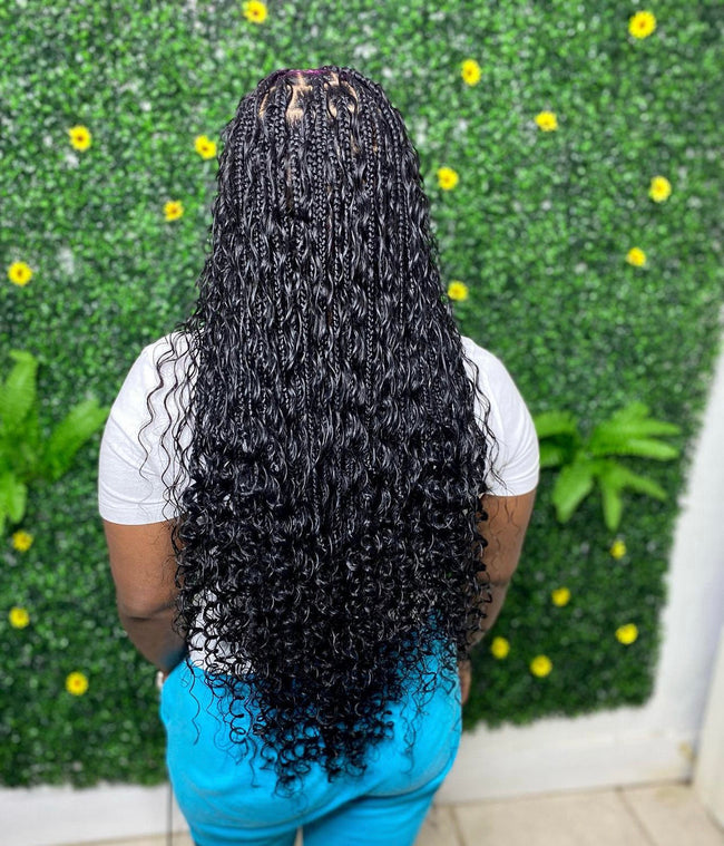 2026 Tik Tok SALE - 100% Virgin Human Hair for Bohemian Knotless, Fulani and Goddess Braids