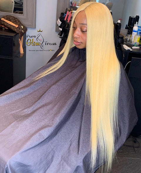 Premium 613 Platinum Blonde - Silky Straight Bundles