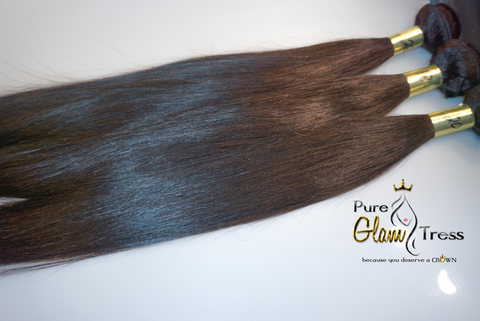 PureGlamTress Crown Collection - Bundle Deals w/ 5x5 Lace Closure