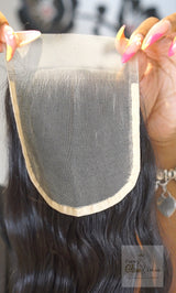 Raw Indian 5x5 Closures